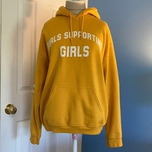 Adelaine Morin Girls Supporting Girls Sweatshirt